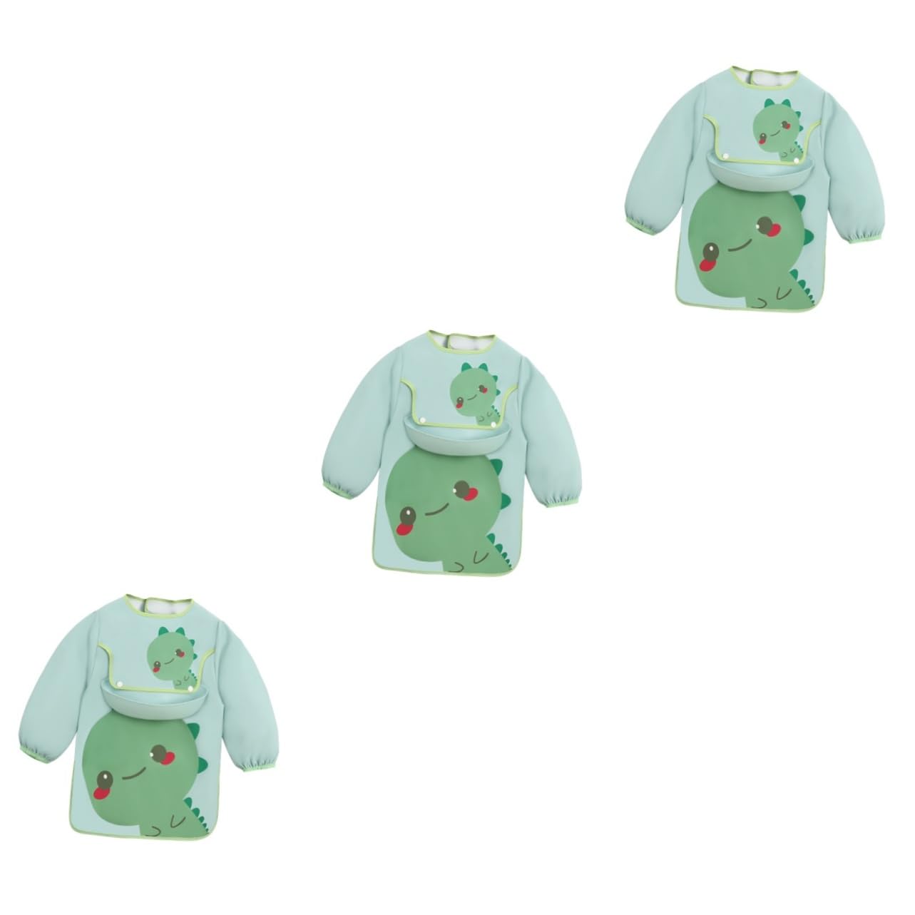 Abaodam Bavaglino Vestiti Del Bambino Protezione Panni Del Rutto Gioco Grembiule Grembiule Portaspazzole Grembiule Infantile Per Mangiare Bambino Pasto Grembiule Alimenti Per L'Infanzia