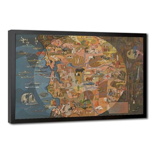 Toile Millard Sheets Panorama cadeau idéal pour amateurs de peinture et de voyage