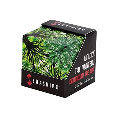 SHASHIBO Formwechsel Zauberwürfel - Preisgekrönt, Patentiert - Anti Stress Spielzeug - 36 Seltenerdmagnete - 3D Infinity Cube - Shashibo Magnetwürfel in Über 70 Formen Verwandelbar (Elements) Cover