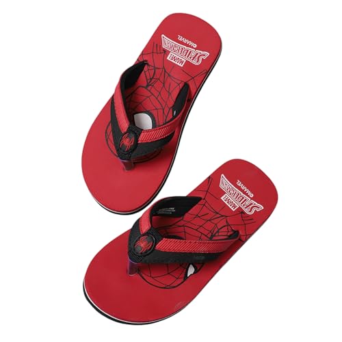 Image of Kidsville Official Marvel Comics Spiderman Printed Kids Boys Flip-Flop | Soft, Non-Slip, Indoor, Outdoor, House Slipper, Comfortable & Durable Footwear for Children