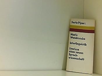 Perfect Paperback Interlinguistik : Umrisse Einer Neuen Sprachwissenschaft [German] Book