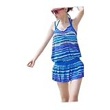 img_ladyswim-2007 レディース ワンピース 水着 3点セット セパレート リボン 海水浴 プ