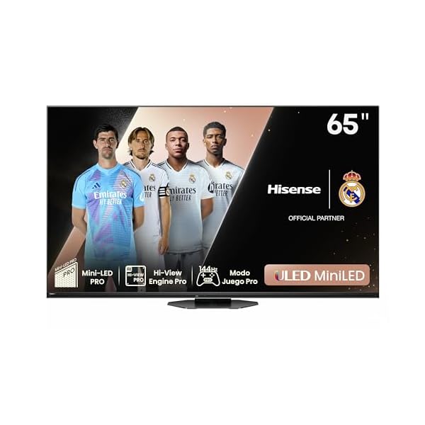 Hisense 65U8NQ Mini-LED Televisor, 65 ", Modo Juego 144Hz VRR 240 fps