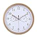 Produktbild Funkuhr Wanduhr Lautlos, Batop Radio Funkwanduhr mit Thermometer und Hygrometer, Modern Funkuhr Geräuschlos Wanduhr, 30 cm / 12 Zoll