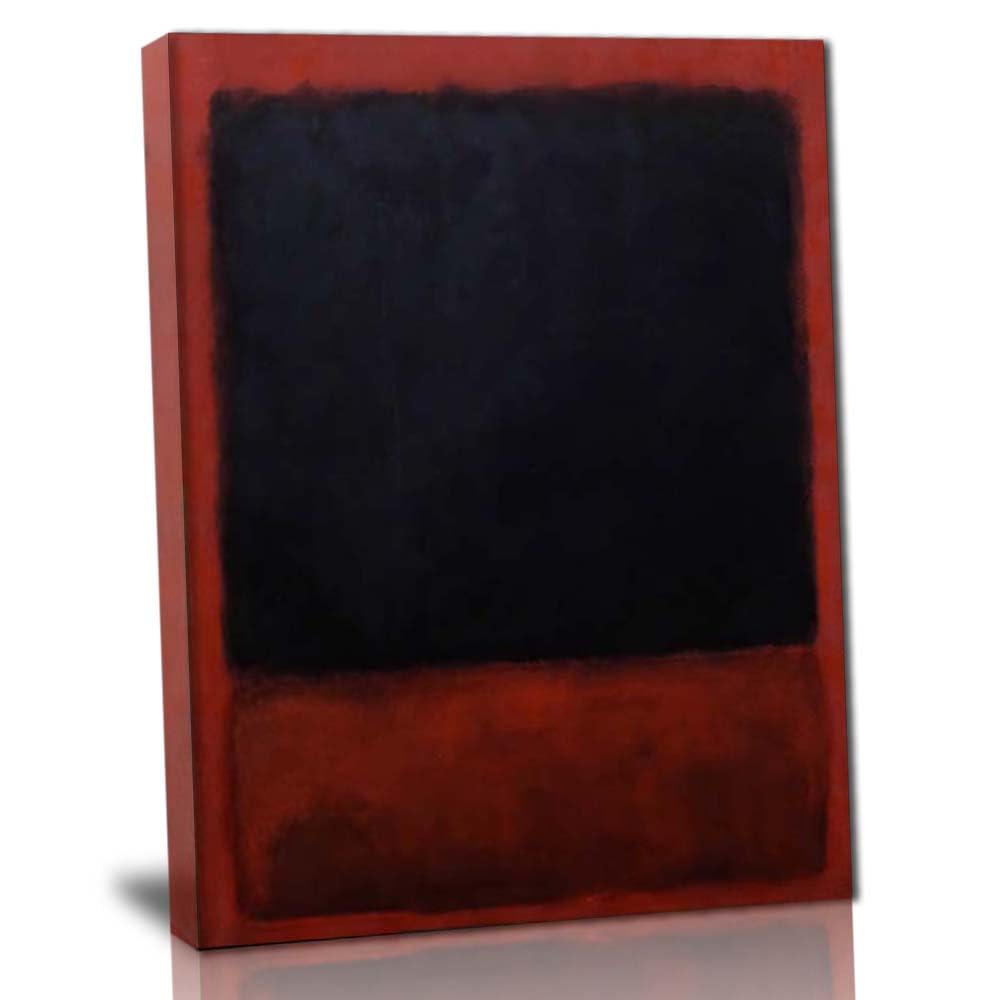 NBKJCO Mark Rothko Canvas Printed Painting Poster Replica Art Pictures for Living Room Home Decor Ready to Hang 30x45cm-12x18In Framed-A65