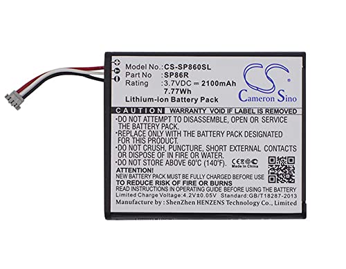 Image of 2100mAh /3.7V Battery Replacement for Sony PCH-2007, PS Vita 2007, PSV2000, P /N: 4-451-971-01, SP86R