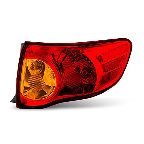 ACANII - For 2009-2010 Toyota Corolla Outer Rear Replacement Tail Light - Passenger Side Only