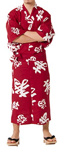 Image of Dita Tokyoin Traditional Made In Japan Cotton Yukata Robe (Japanese Pajama Kimono) Easy Wearing set2