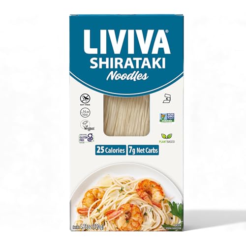LIVIVA Dried Shirataki Low Carb Noodles