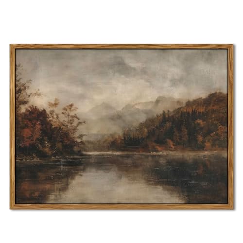 Wood Framed Vintage Wall Art