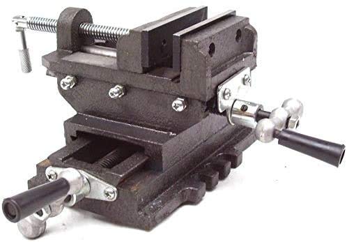 Étau de machine à 2 axes - Table cruciforme - 150 mm - 55524 AWZ