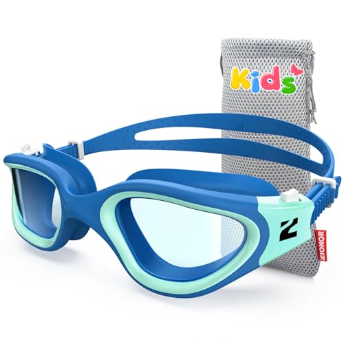 ZIONOR Kids Swim Goggles, G1MINI SE Anti-Fog Swimming Goggles for