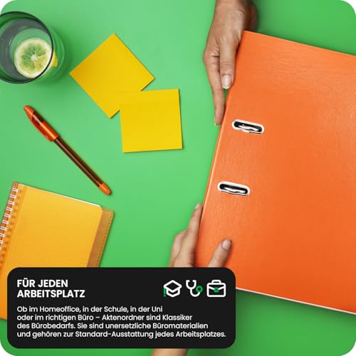 Netuno 3x archivador negro A4 ancho 8cm anillas duraderas resistente papelería documentos oficina escuela organización práctica almacenamiento eficiente estable - imagen 6