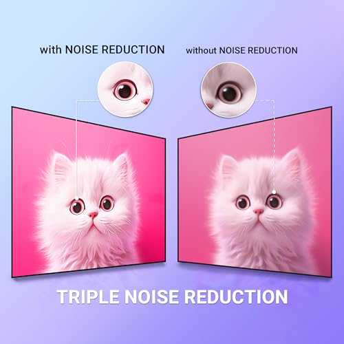 HKC 24 Inch Full HD/FHD 1080P Smart TV, 25 Inch Tizen OS Central Stand Design Television with Netflix Disney+ Gaming Hub Dolby Audio, Made in the UK