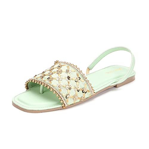 Image of Marc Loire Women Soft Comfortable Embellished Flats