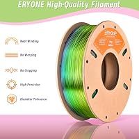 ERYONE TPU Filament 1.75mm, 3D Drucker Filament,Flexible TPU Weiches Filament, TPU 95A, Maßgenauigkeit +/- 0,03 mm, 0.5kg 1 Spule, Sea Glass Rainbow – Ansicht 3