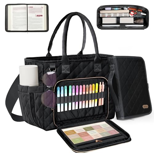 BellaHold Large Bible Bag with Bible Cover Case for Women,