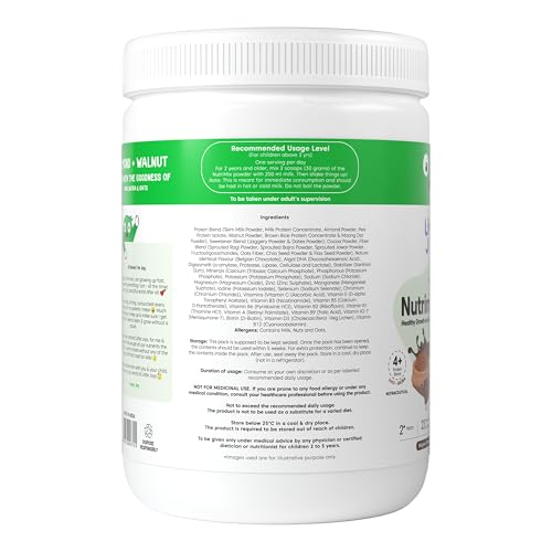 Image of Little Joys Nutrimix 350g | 2-6 Years | No Refined Sugar | with 24 essential Vitamins & minerals| 6g protein per serving | Supports Overall Health & Boosts Immunity | with Bajra, Ragi, Almonds & Oats | Belgian Chocolate Flavour