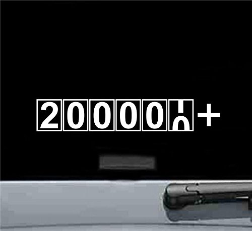 JS Artworks 200,000 Plus Miles Mileage Vinyl Decal Sticker
