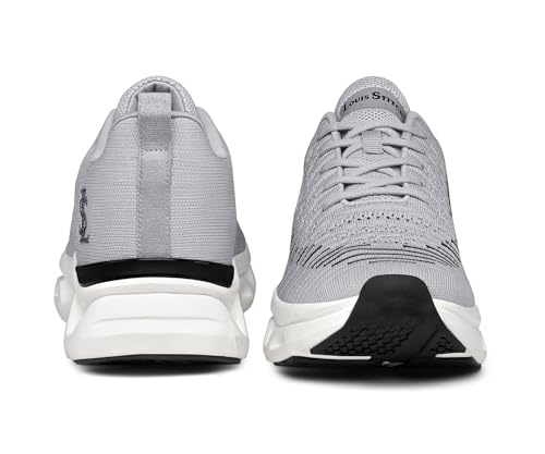 Image of LOUIS STITCH Men's Lightweight Knitted Athleisure Sport Shoes | Casual Lace-Up Sneaker and Athleisure Wear | Perfect for Casual, Gym & Travel Wear | LS-AT-RFKN