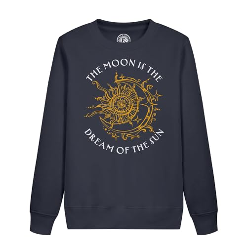 Sweatshirt enfant la lune et le soleil une citation bohème pour rêver