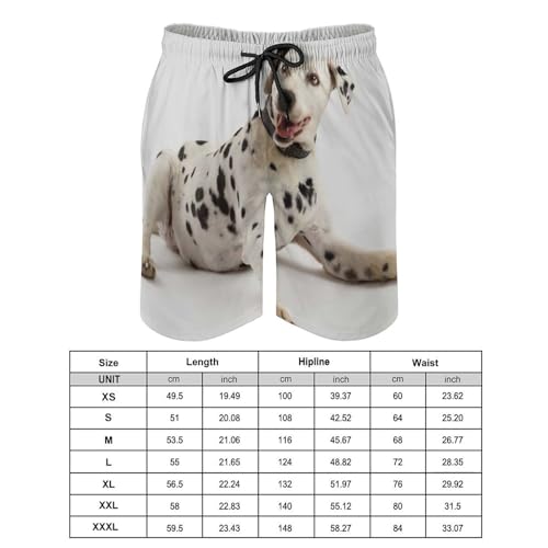 Shorts de bain dalmatien maillot de bain séchage rapide