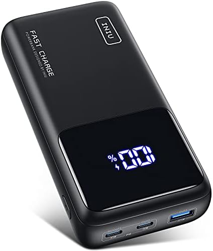 INIU Power Bank, 25000mAh/65W USB C Laptop Portable Charger, PD QC Fast Charging 3-Output External Battery Pack for Laptop MacBook Dell XPS iPad Tablet iPhone 14 13 12 Pro Max Samsung S21 Google, etc