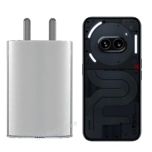 Image of Original Adapter Compatible with Nothing Phone 2A Phone 2 Phone 1 Buds Ear Stick /Laptop USB C Fast Power Rapidly Charging Support 45 Power Charger, White