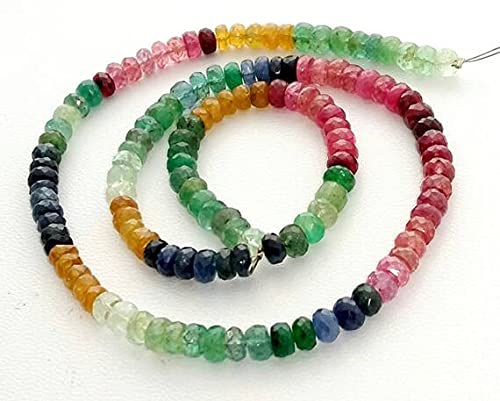 Saphir multicolore en perles facettées : résolvez le manque d'éclat de vos colliers DIY