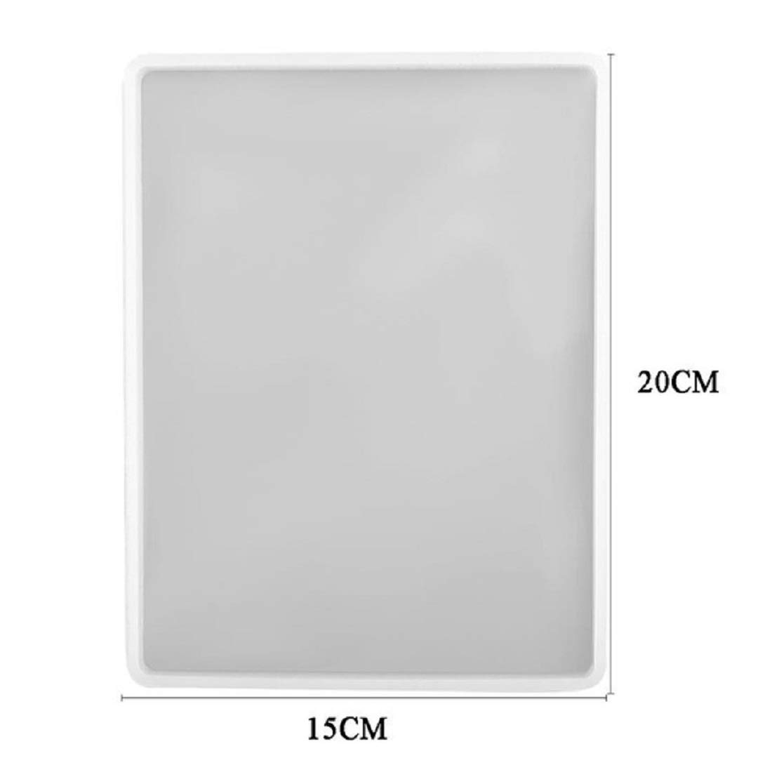 Moule Silicone Carré Pour Plateau & Sous-Verre – Résine Époxy, Bricolage DIY, Facile à Démouler