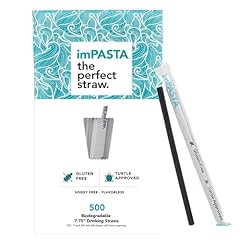 Black Drinking Straws Wrapped