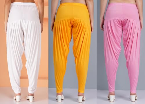 Image of Buy That Trendz Patiala Salwar for Women Relaxed Fit Viscose Patiyala Salwar Harem Bottom Pants