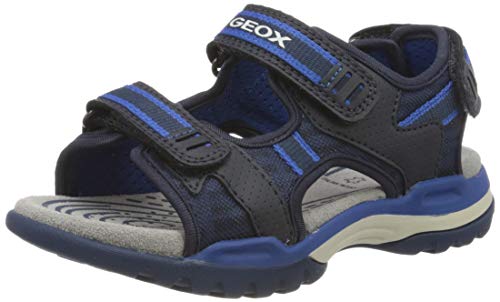 Geox J Borealis Boy D, Sandalias con Punta Abierta Niños, Azul (Navy/Royal C4226), 25 EU