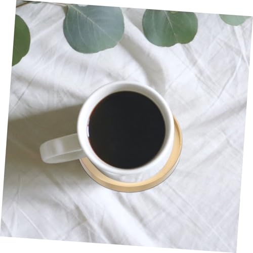 Tasse en cuivre doré facile à laver pour un service de thé chic