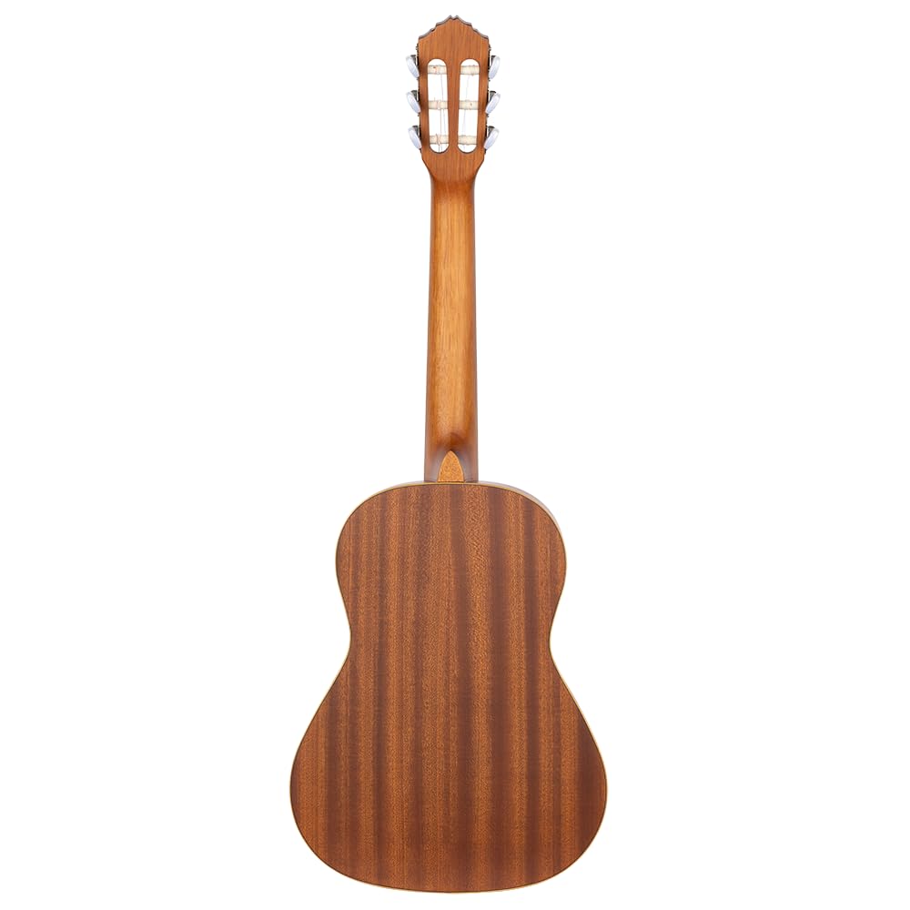 Ortega Guitars Konzert Gitarre Linkshänder – 1/2 – Family Series – Inklusive Gig Bag – Zeder, Mahagoni, Natur (R122-1/2-L)