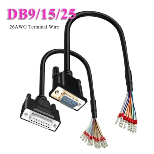 Cable serial de datos con terminal DB15 hembra y conductores de 26AWG 3