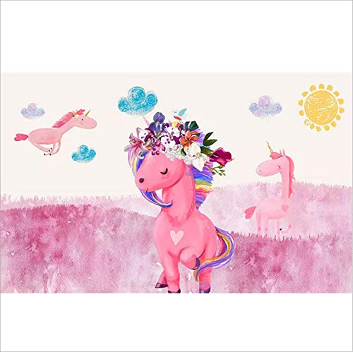 Licorne murale 3D pour transformer une chambre d'enfant triste