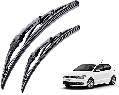 Image of WolkomHome High Performance OE Car Wiper Blade Replacement set of 2 Pc Right 24 inch Left 16 inch for Volkswagen Polo Exquisite