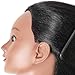 Armmu Mannequin Head with 100% Real Hair, 16