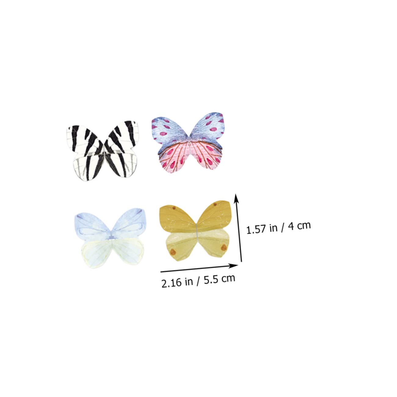 EXCEART 60 Piezas Titular de marcador de marcador de página de mariposas marca de página del estudiante marcadores magnéticos clips de página diseñados mariposas pequeño y fresco