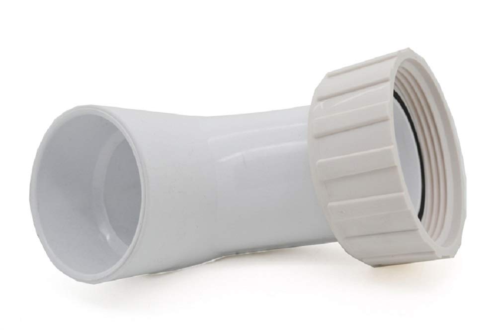 Waterway Hot Tub Spa 2" Pump Union Nut with 2" S Sweep Elbow - 90° Tailpiece