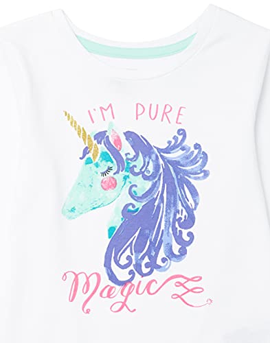 Amazon Essentials Girls and Toddlers' Long-Sleeve T-Shirts (Previously Spotted Zebra), Multipacks3