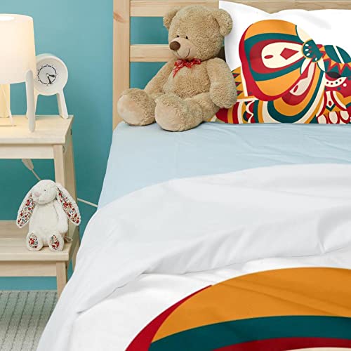 Parure de lit housse de couette éléphant géométrique avec ses 2 taies d'oreiller - 5