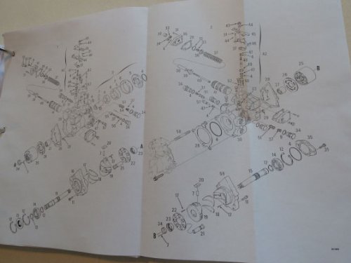 Exploded view diagram of a mechanical assembly
