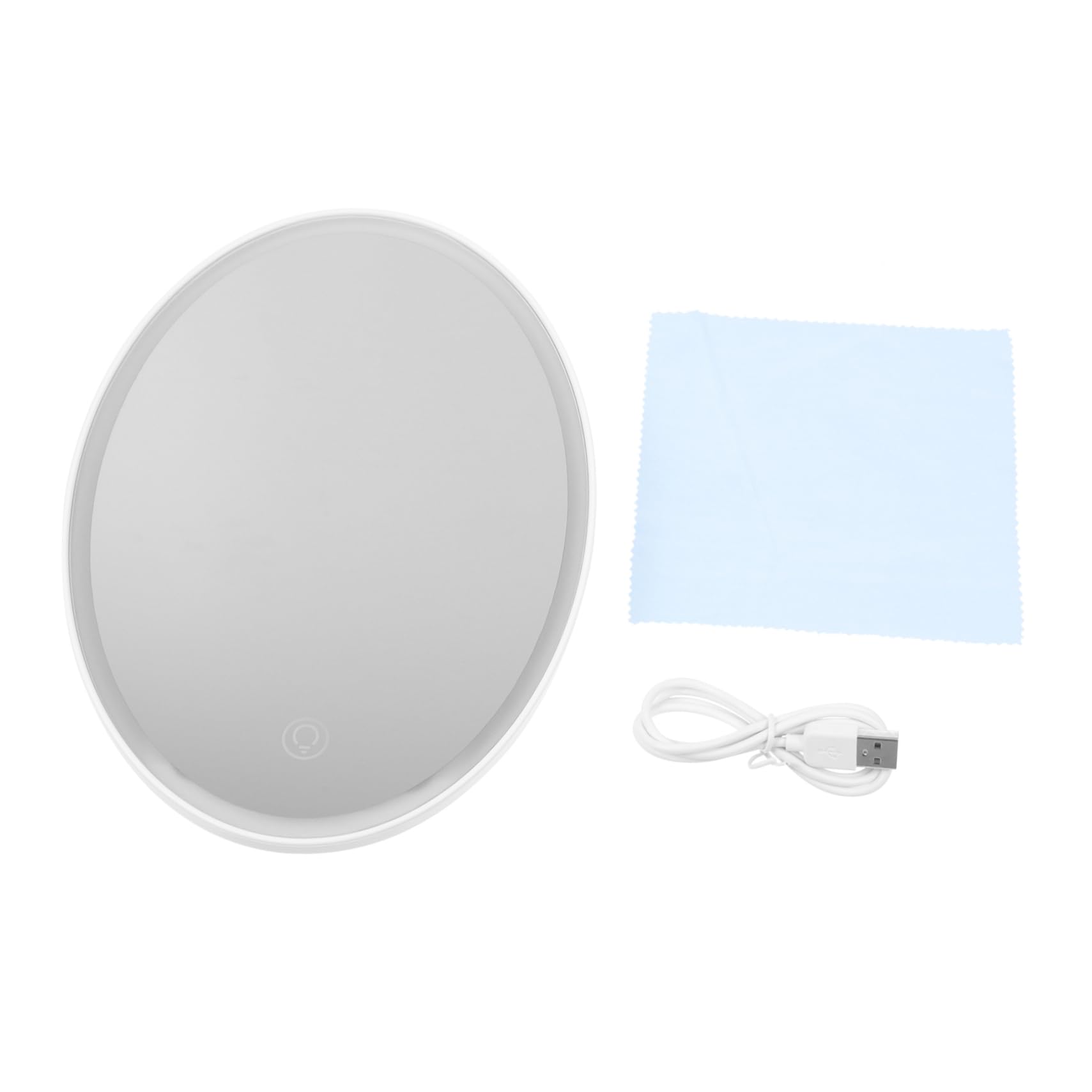 Baluue LED Kosmetikspiegel 1200 Mah mit Kunststoff für Tägliches Make Up