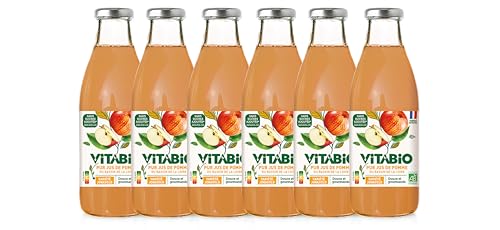 VITABIO - 100% Pur Jus - Pomme Jonagold - 750ml - BIO - Lot de 6