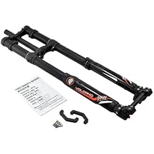 DNM USD-8S Suspension Fork Downhill DH MTB Air 1-1 / 8 "203mm 20mm Axle 26" 27.5 "، Black، ST2561
