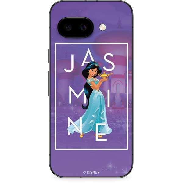 Skinit Decal Phone Skin Compatible with Google Pixel 9a - Officially Licensed Disney Princess Jasmine Magic Lamp Design