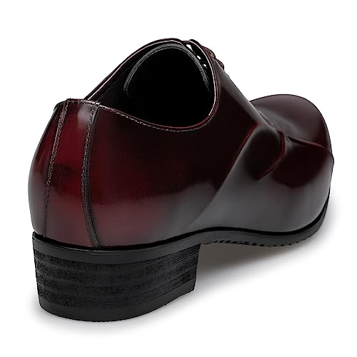 Image of ZRO Men's Lace Up Formal Modern Oxford Dress Shoes