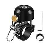 Zacro Fietsbel Fietsbel - Vintage fietsbel met luid helder geluid meer dan 80DB voor 0,8-1 inch stuur - aluminium messing fietsbellen voor volwassen racefiets MTB stadsfiets e-bike